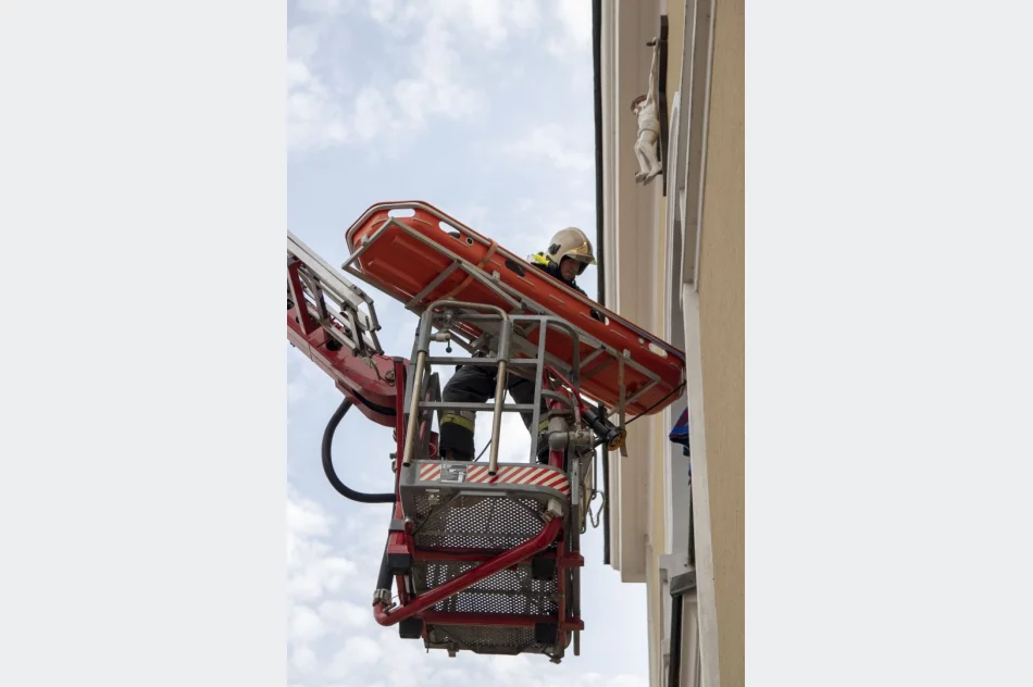 Pożar na wieży kościoła - zdjęcie 4