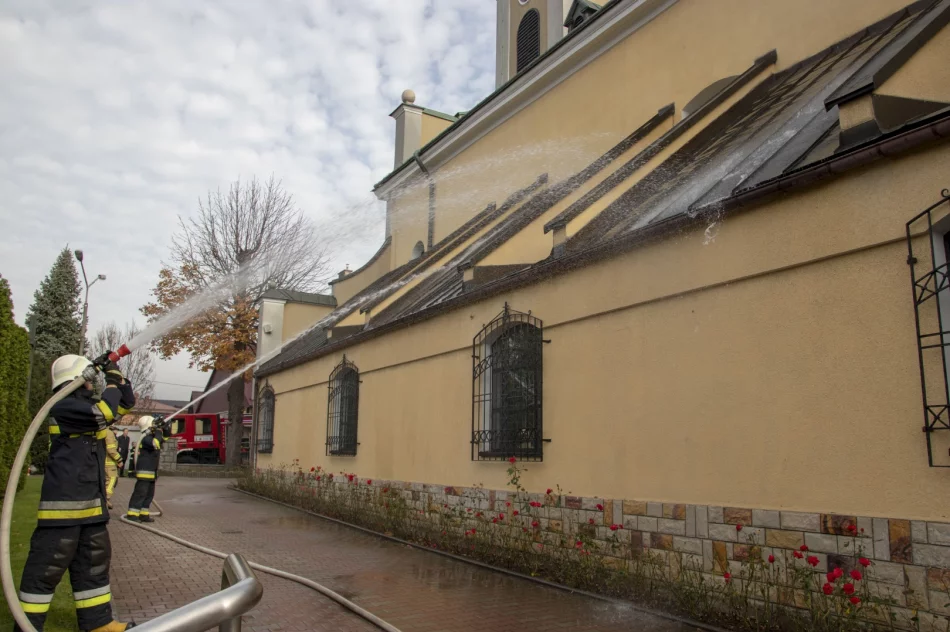 Pożar na wieży kościoła - zdjęcie 5