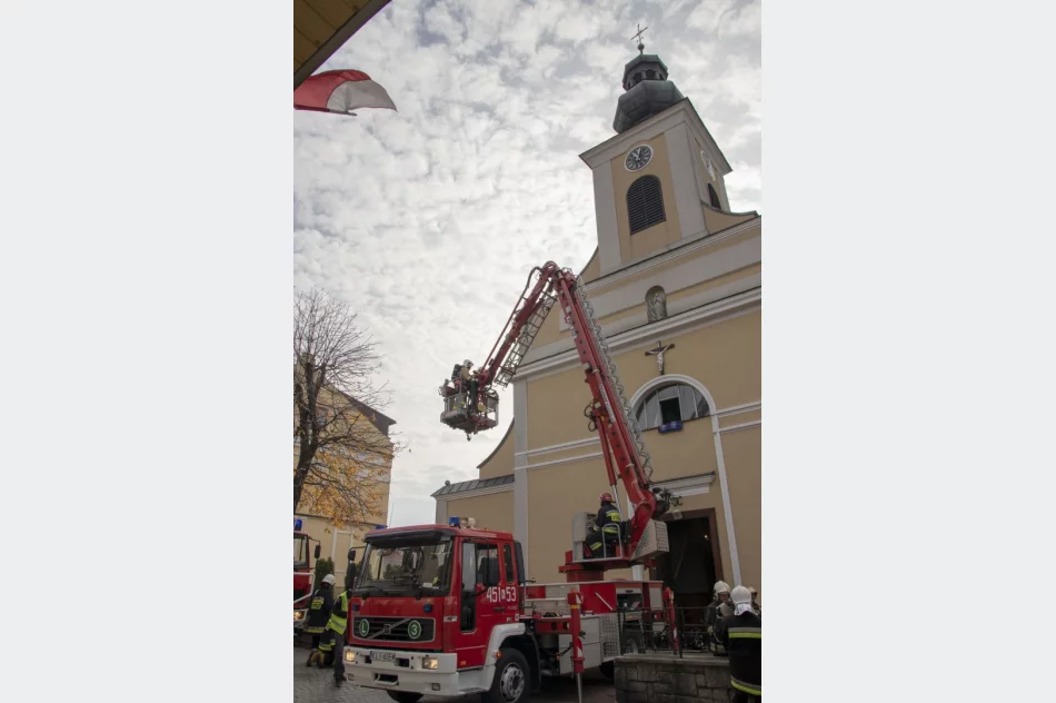 Pożar na wieży kościoła - zdjęcie 6