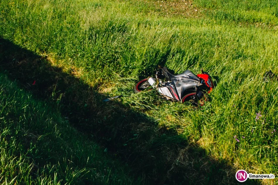 Motocyklista wpadł w poślizg przez rowerzystę? Sprawę wyjaśnia policja - zdjęcie 2