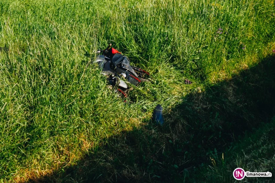 Motocyklista wpadł w poślizg przez rowerzystę? Sprawę wyjaśnia policja - zdjęcie 4