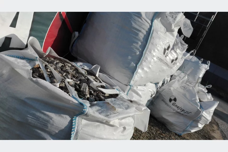 Kruszywa - kamyczki ozdobne, kamienie, woreczkowane, tona, kora kamienna TANIO - zdjęcie 2