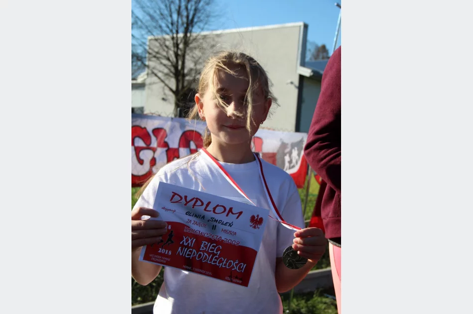 Rekordowa liczba uczestników XXI Biegu Niepodległości w Młynnem  - zdjęcie 17