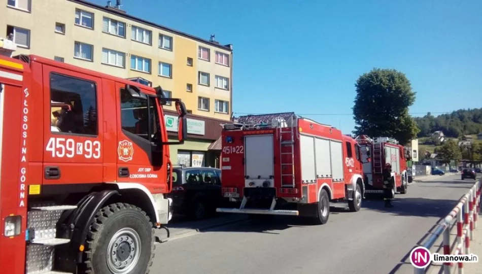 Nie pożar, a przypalone garnki - pięć zastępów straży pod blokiem - zdjęcie 1