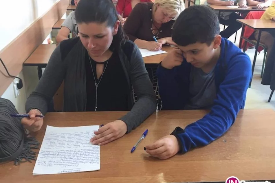 Uczniowie i ich opiekunowie wspólnie zmierzyli się z ortografią - zdjęcie 4