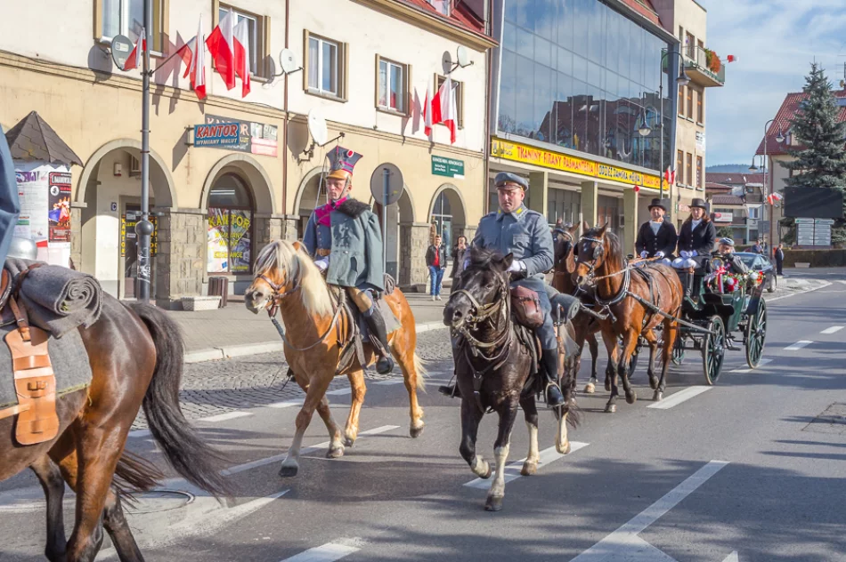 100. rocznica odzyskania przez Polskę niepodległości - obchody w Limanowej - zdjęcie 3