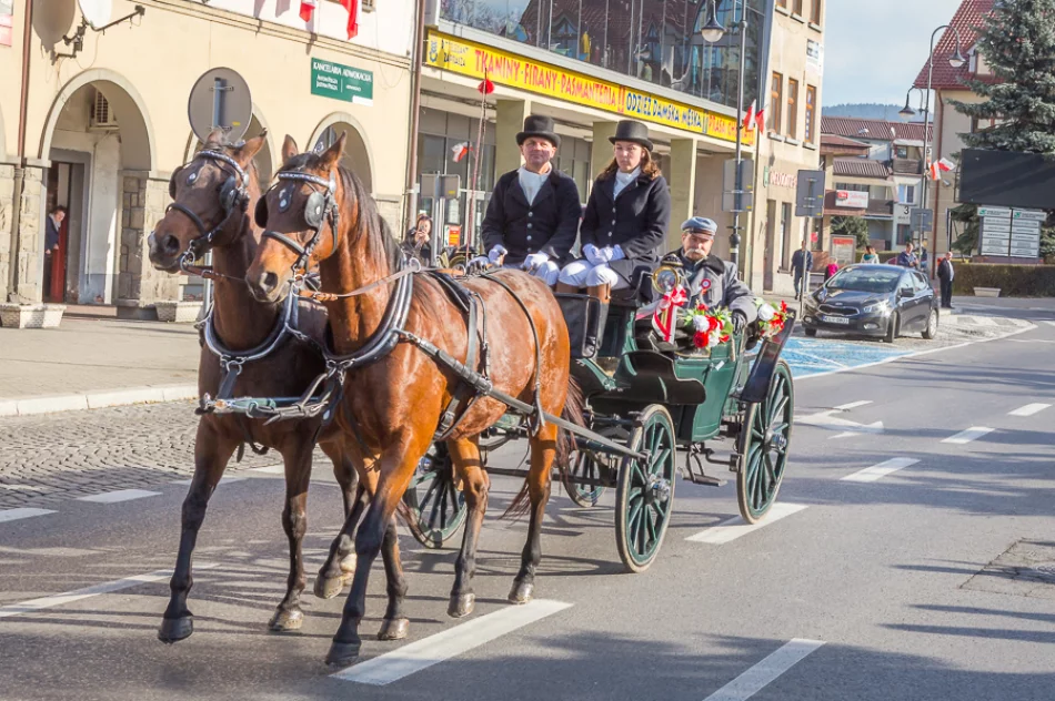 100. rocznica odzyskania przez Polskę niepodległości - obchody w Limanowej - zdjęcie 4