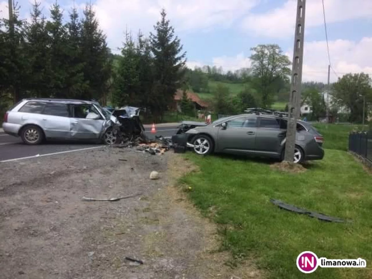 Weekend na Limanowszczyźnie: 7 kolizji, 1 wypadek