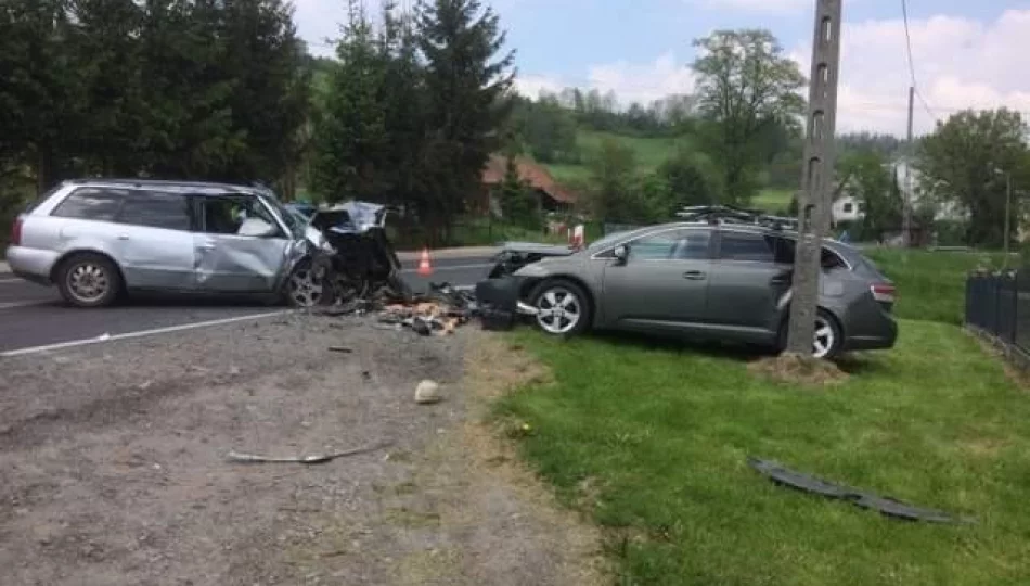 Weekend na Limanowszczyźnie: 7 kolizji, 1 wypadek - zdjęcie 1