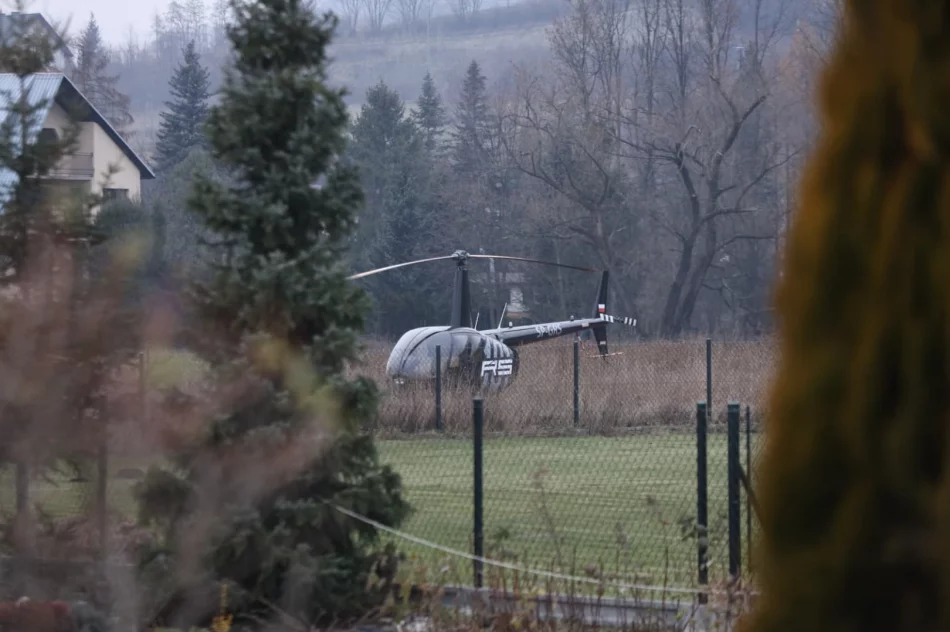Nietypowe miejsce lądowania śmigłowca - zdjęcie 3