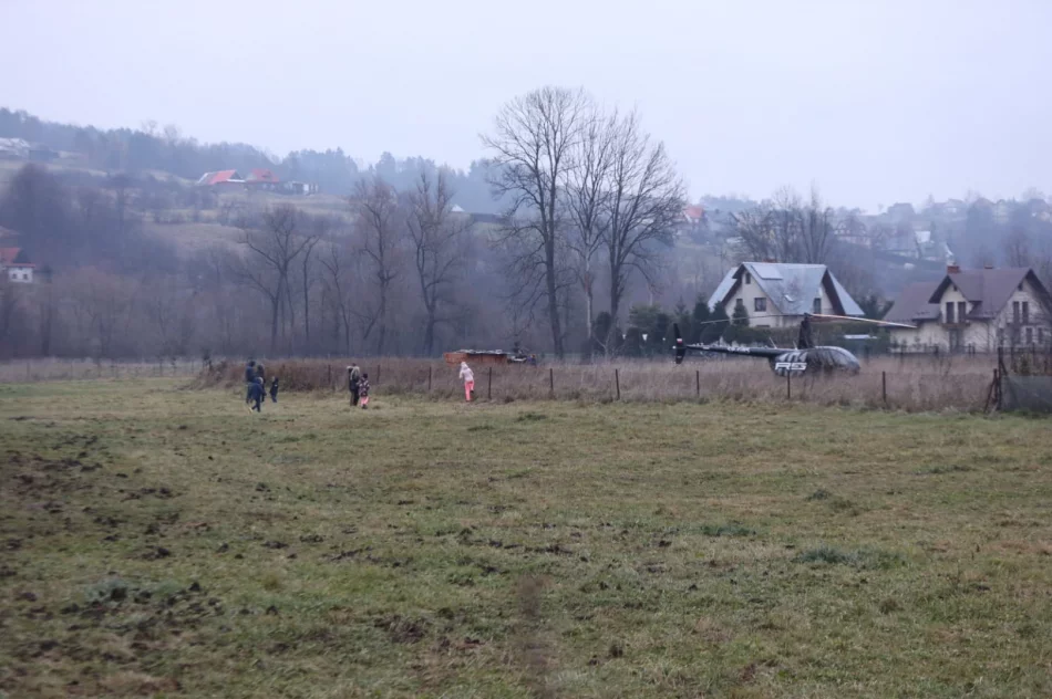 Nietypowe miejsce lądowania śmigłowca - zdjęcie 4
