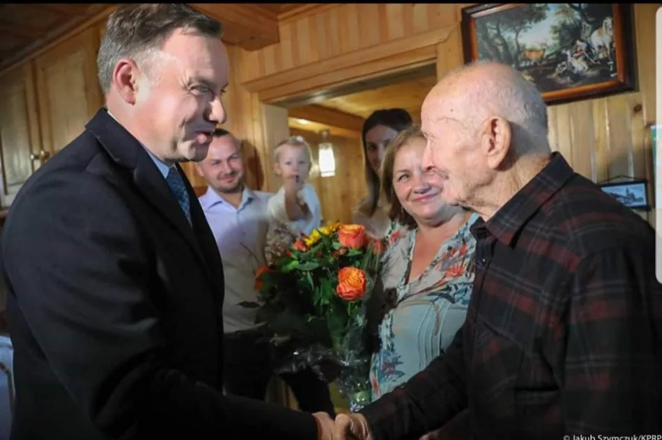 Prezydent odwiedził 94-letniego weterana z Limanowszczyzny - zdjęcie 2