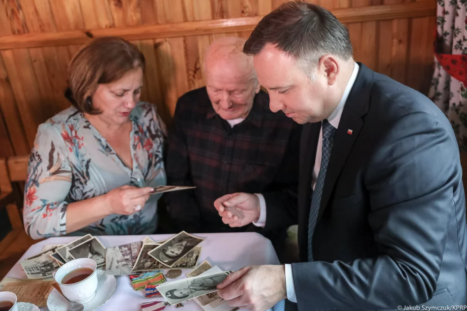 Prezydent odwiedził 94-letniego weterana z Limanowszczyzny - zdjęcie 5