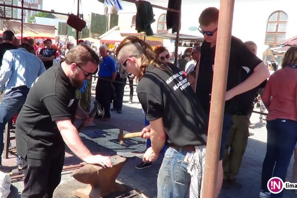 Władysław i Wojciech Raczek na 'Święcie Kowali' na Ukrainie - zdjęcie 2