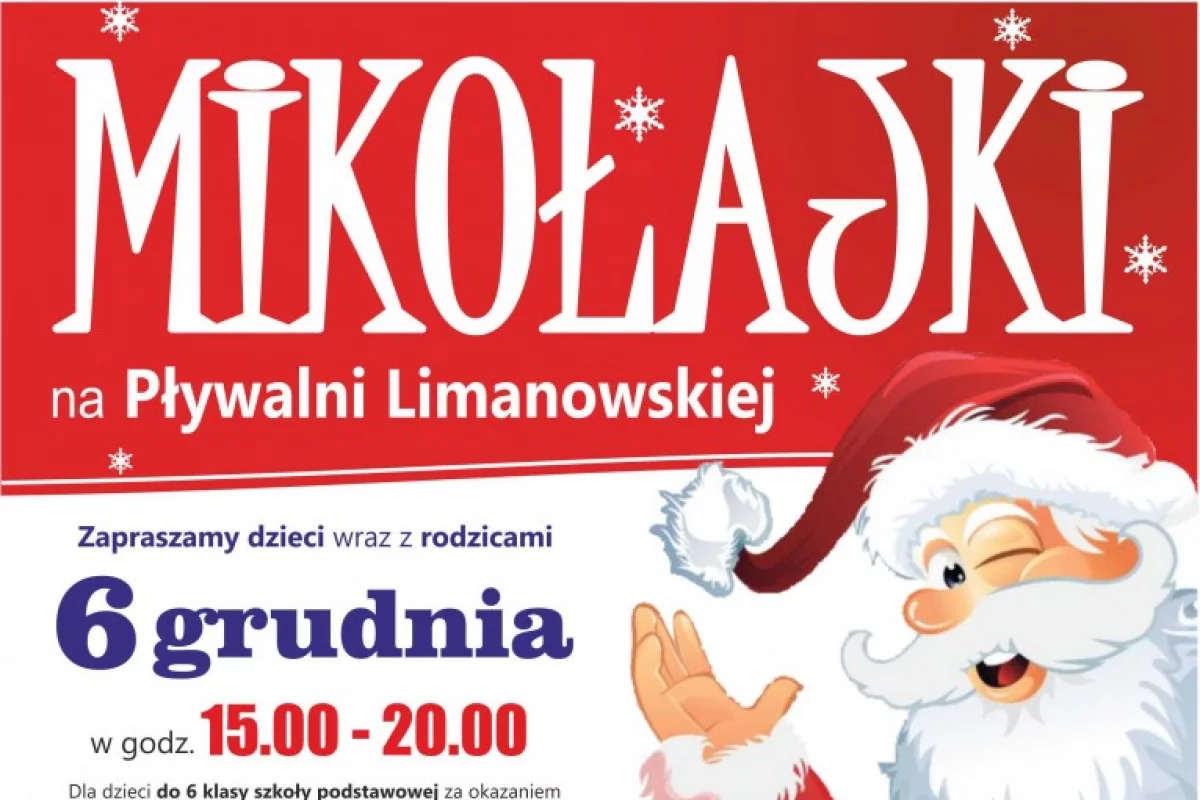 Mikołajki na Pływalni Limanowskiej