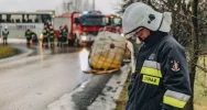 Specjalistyczna jednostka ratownictwa chemiczno-ekologicznego pomagała limanowskim strażakom - zdjęcie 3