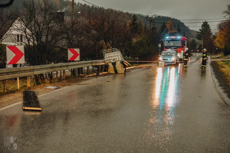 Specjalistyczna jednostka ratownictwa chemiczno-ekologicznego pomagała limanowskim strażakom - zdjęcie 4