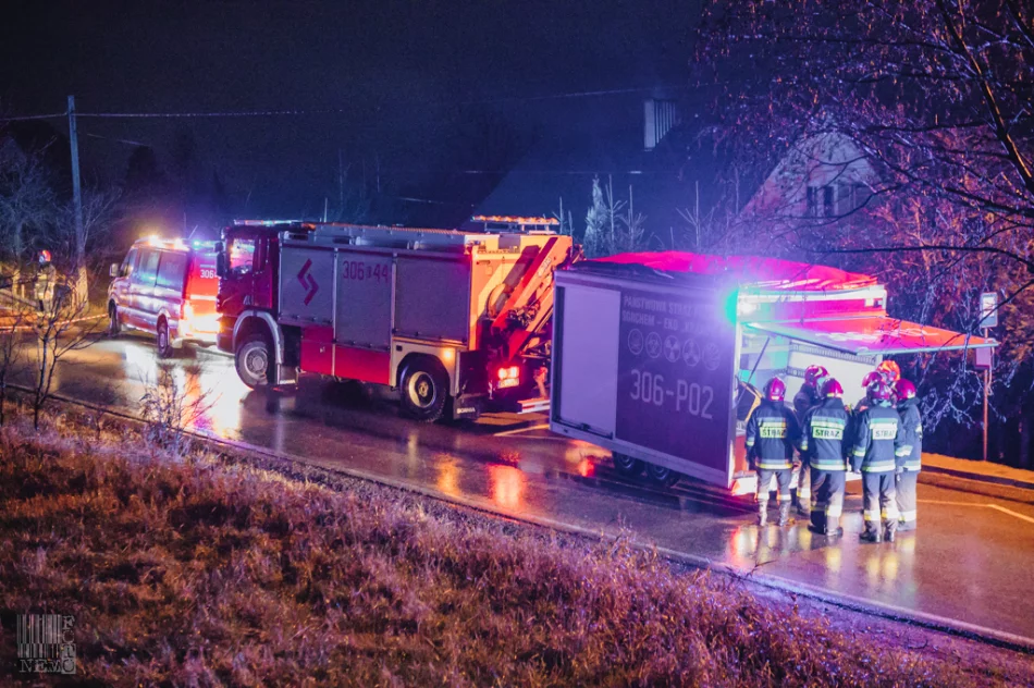 Specjalistyczna jednostka ratownictwa chemiczno-ekologicznego pomagała limanowskim strażakom - zdjęcie 8