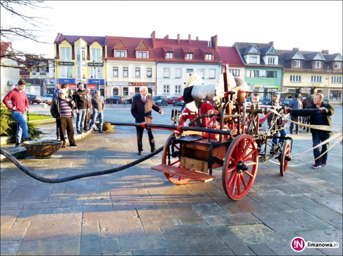 Przyjdź i zobacz pożar na limanowskim rynku