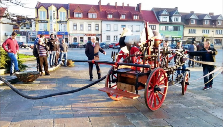 Przyjdź i zobacz pożar na limanowskim rynku - zdjęcie 1