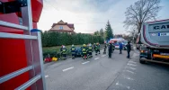 Zderzenie samochodu osobowego z ciężarowym, poszkodowana ciężarna kobieta - zdjęcie 5