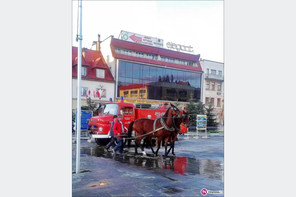 Przyjdź i zobacz pożar na limanowskim rynku - zdjęcie 4