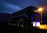 Zapalił się autobus z wycieczką harcerzy. Ponad 60 osób ewakuowanych, na szczęście nie ma rannych - zdjęcie główne