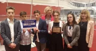 Uczniowie odebrali nagrodę za "odblaskowe" inicjatywy - zdjęcie 3