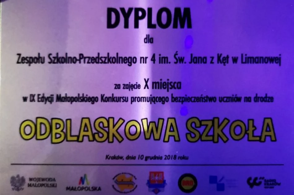 Wielka Gala IX edycji Małopolskiego Konkursu Odblaskowa Szkoła - zdjęcie 2