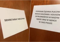 Protest destabilizuje funkcjonowanie sądu: 26 z 42 zatrudnionych osób nie przyszło do pracy - zdjęcie główne