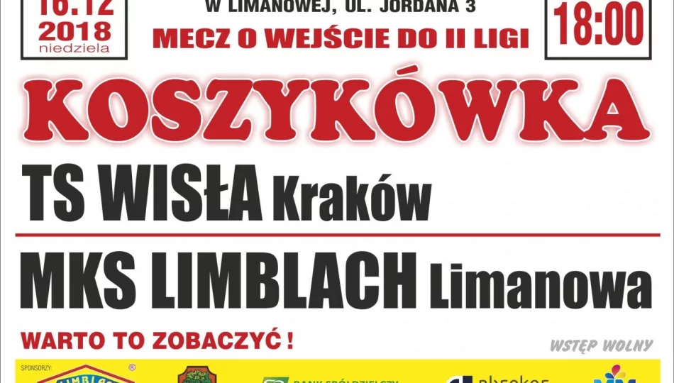 Wisła kolejnym przeciwnikiem limanowian - zdjęcie 1