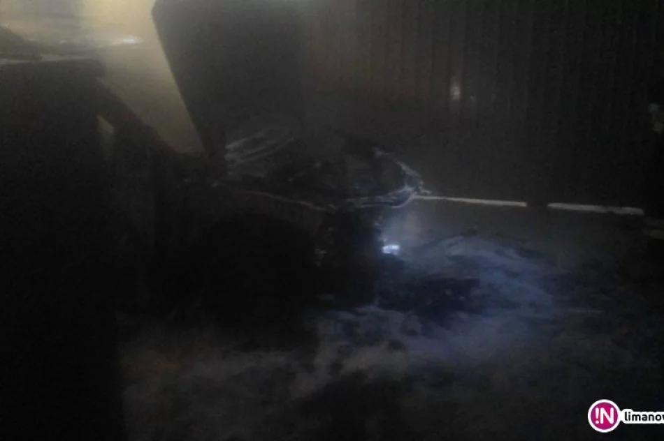 Samochód spłonął... przy myjni - zdjęcie 2