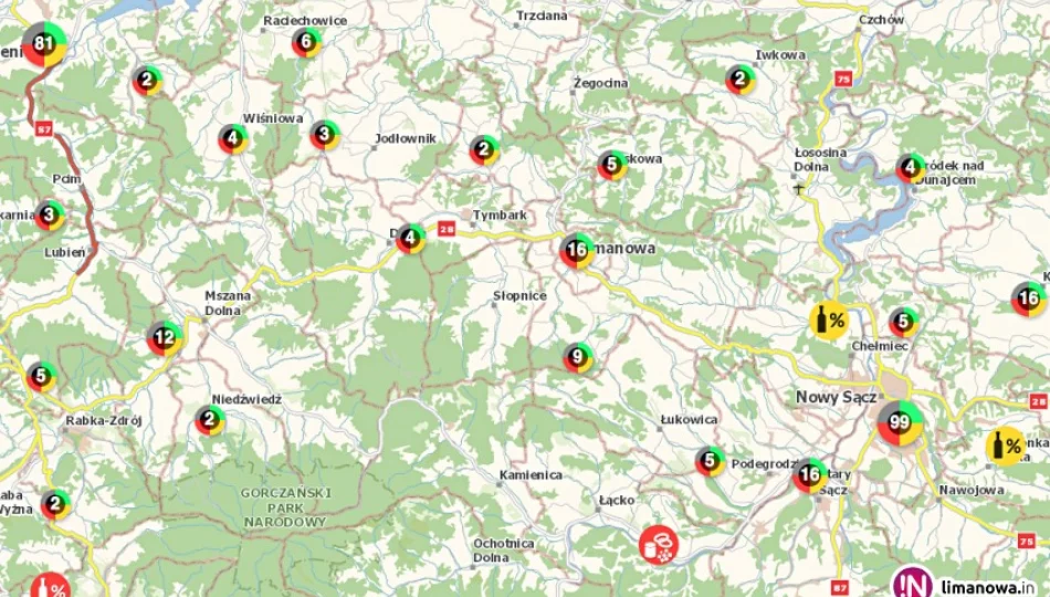 Ponad 60 zgłoszeń na mapie zagrożeń Limanowszczyzny - zdjęcie 1