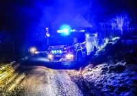 Drewniana ściana zapaliła się od rozgrzanego komina - zdjęcie główne