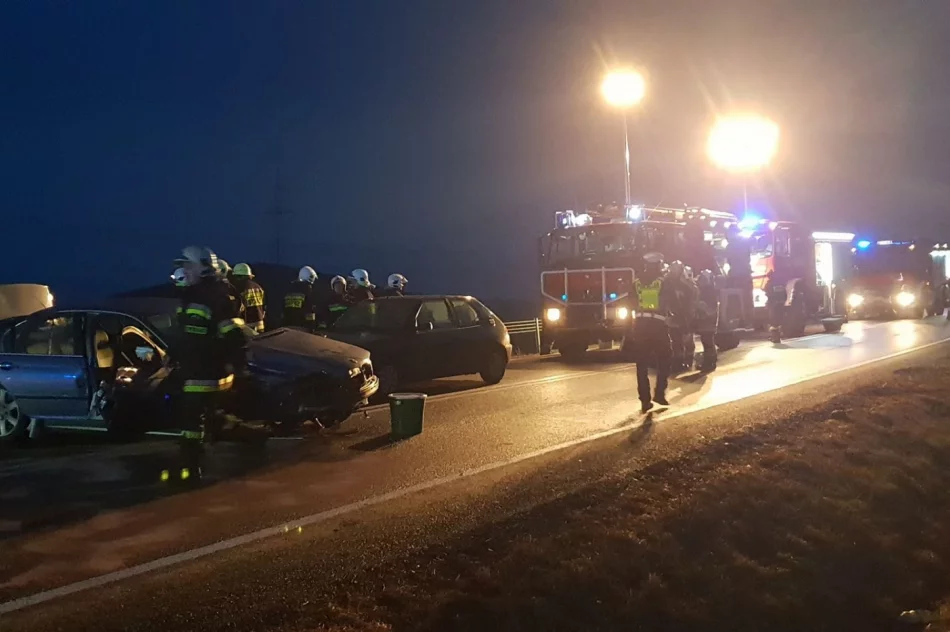 Zderzenie samochodów na DK 28 - droga została odblokowana - zdjęcie 4