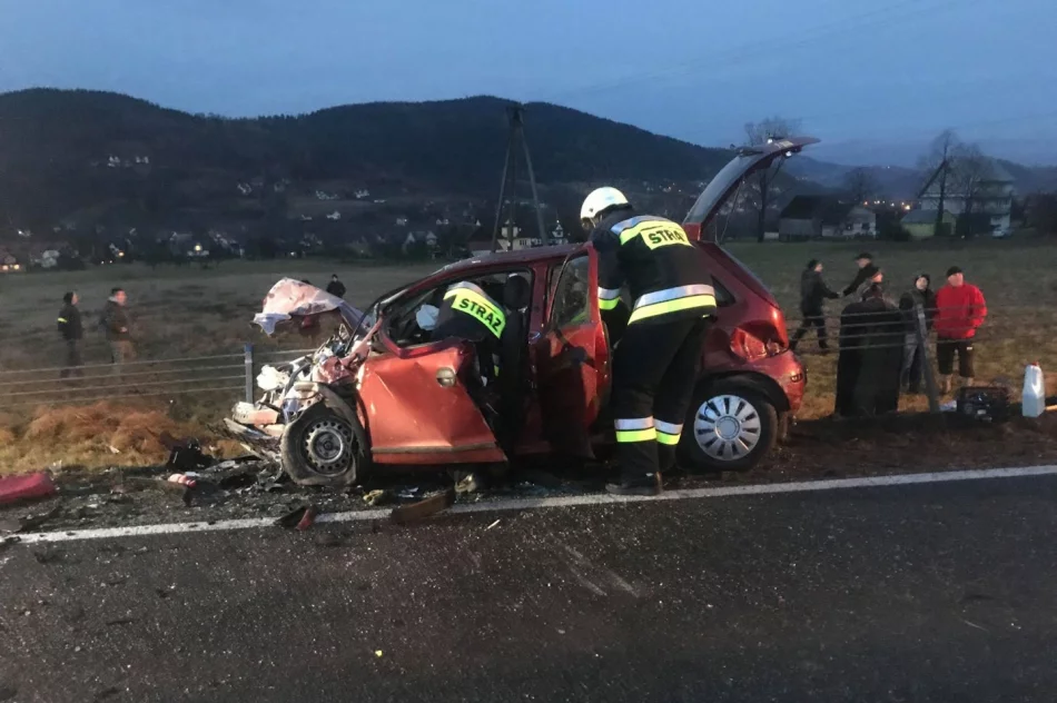Zderzenie samochodów na DK 28 - droga została odblokowana - zdjęcie 8