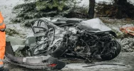 Śmiertelny wypadek - Hyundai zderzył się z ciężarówką  - zdjęcie 3