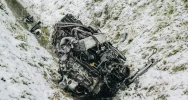 Śmiertelny wypadek - Hyundai zderzył się z ciężarówką  - zdjęcie 4