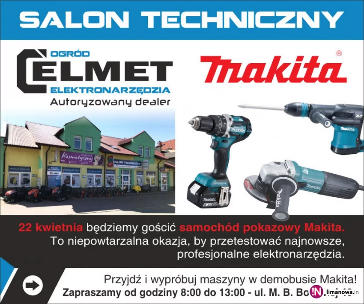 Przetestuj urządzenia Makita i odbierz nagrodę o wartości 300 zł!