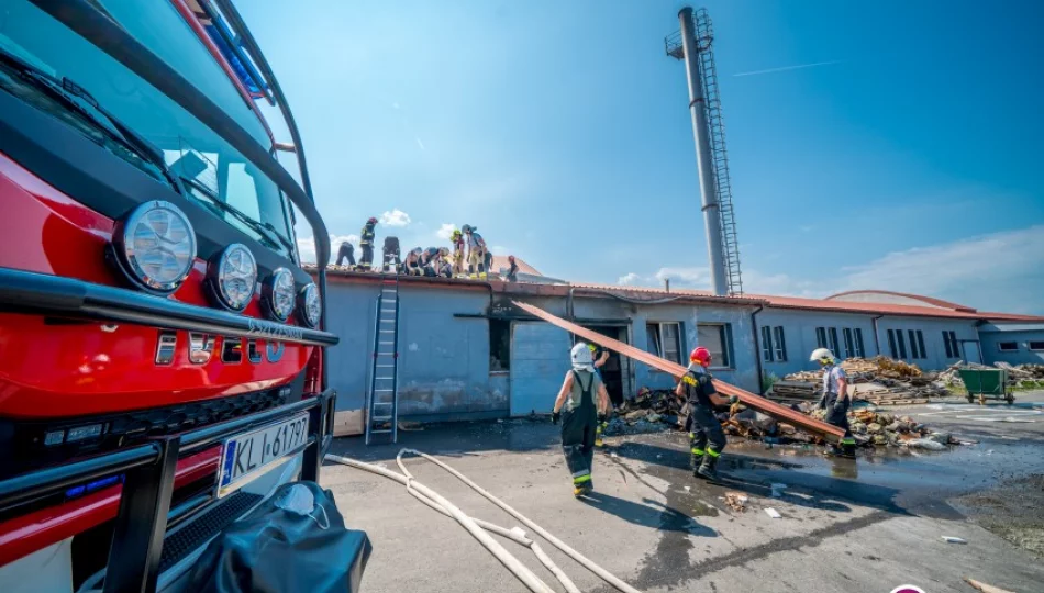 Pożar w salonie meblowym. Dzięki reakcji straży udało się uratować mienie o wartości 8 mln zł - zdjęcie 1