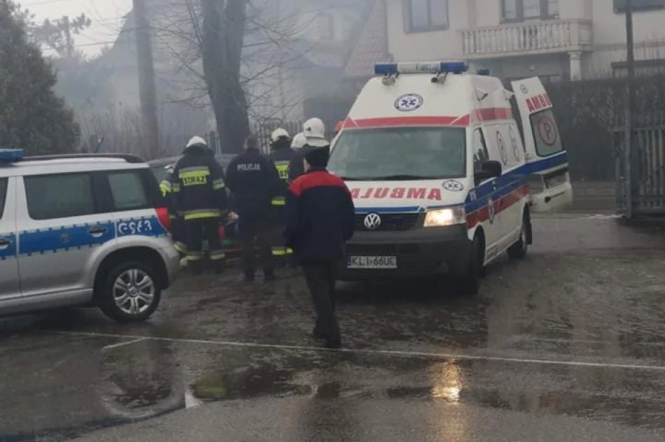 Honda najechała na Opla, Opel uderzył w ogrodzenie - zdjęcie 2