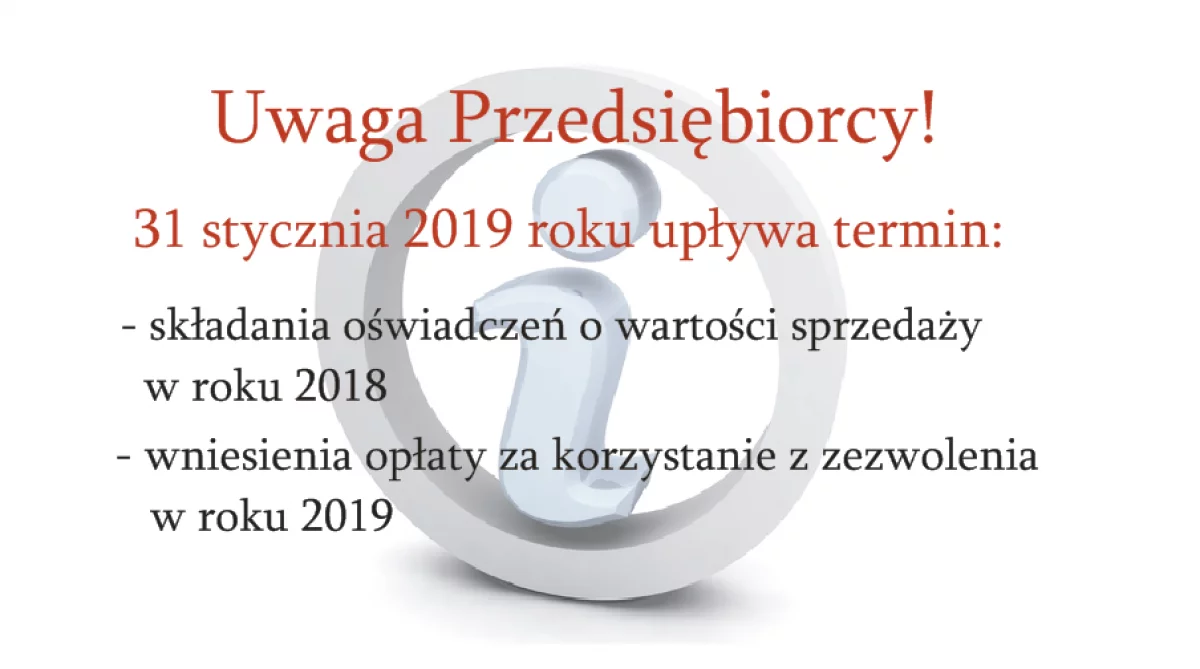 Opłata za korzystanie z zezwoleń na sprzedaż napojów alkoholowych