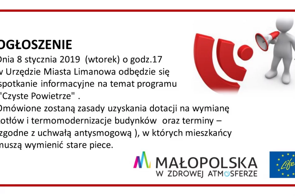 "CZYSTE POWIETRZE" SPOTKANIE INFORMACYJNE - zdjęcie 3