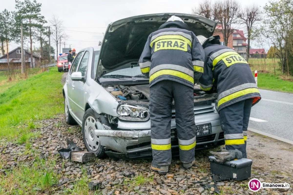 Kolizja na szczęście bez poszkodowanych