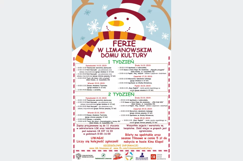 Ferie w LDK 2019 - wolne miejsca! - zdjęcie 2