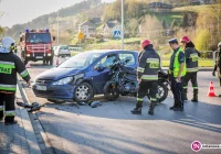 20-latka nie ustąpiła pierwszeństwa motocykliście - zdjęcie główne