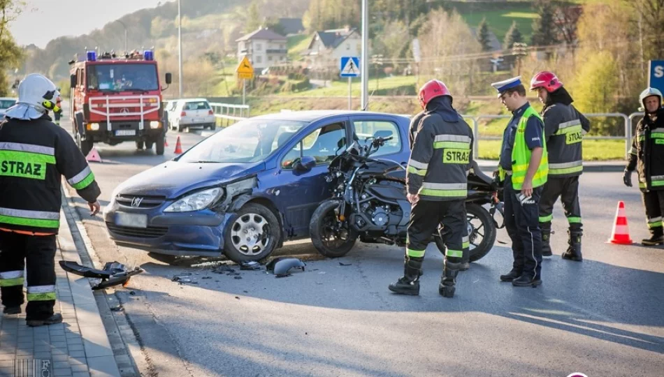 20-latka nie ustąpiła pierwszeństwa motocykliście - zdjęcie 1