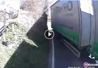 Brytyjczyk otarł się o śmierć przez kierowcę firmy z regionu (wideo) - zdjęcie główne