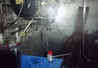 Strażacy gasili pożar w kotłowni - zdjęcie główne