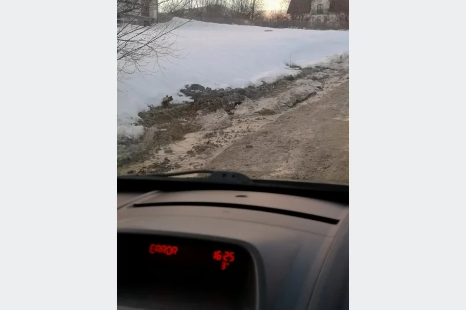 Droga jak wojskowy poligon - zdjęcie 6